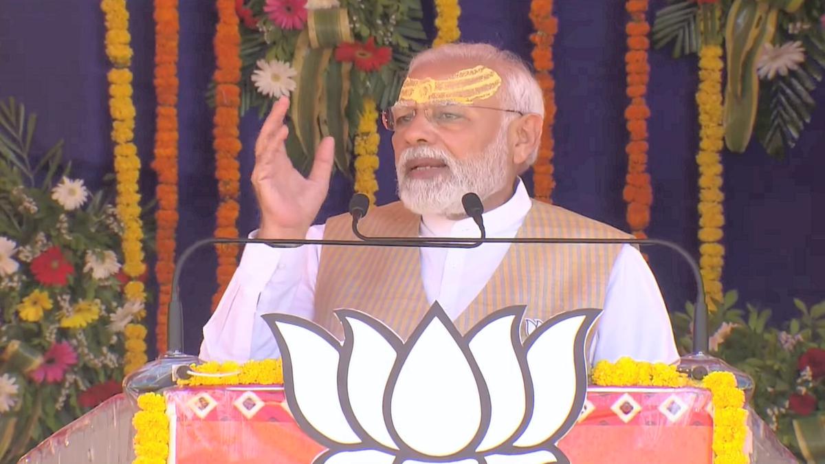 Gujarat Assembly polls | Ensure BJP's victory in every booth, PM Modi appeals to voters in Gir Somnath