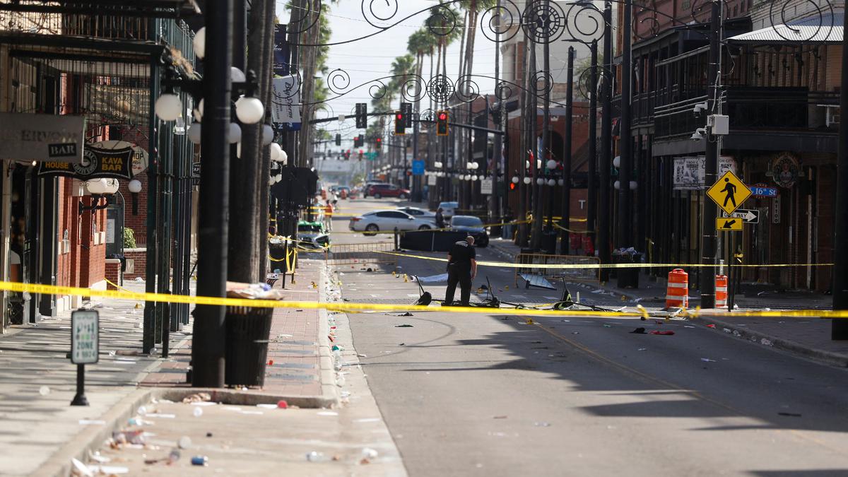 Two dead, 16 hurt in shooting among Florida Halloween revelers; one man arrested