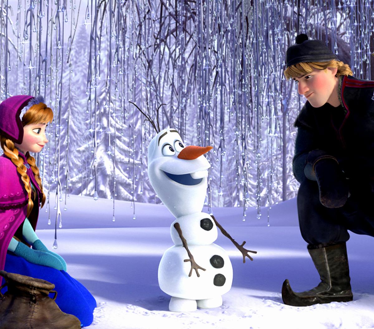 Olaf the talking snowman from the movie ‘Frozen.’ PHOTO: AP Olaf the talking snowman from the movie ‘Frozen.’ PHOTO: AP