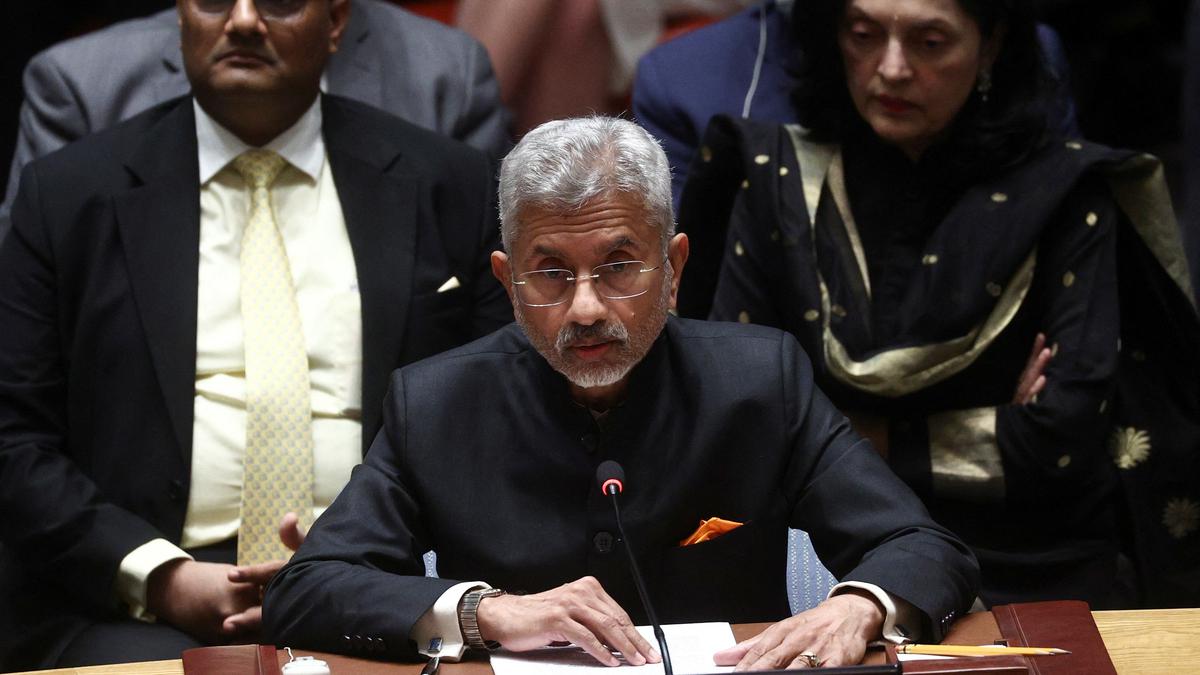 Ukraine conflict of ‘profound concern’, Jaishankar tells U.N. Security Council