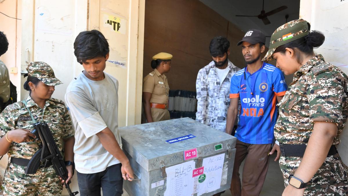 More than 3.4 lakh election officials, EVMs dispatched to polling booths across T.N.