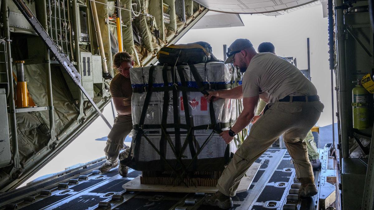 Canada airdrops aid into Gaza, says Israel violating international law