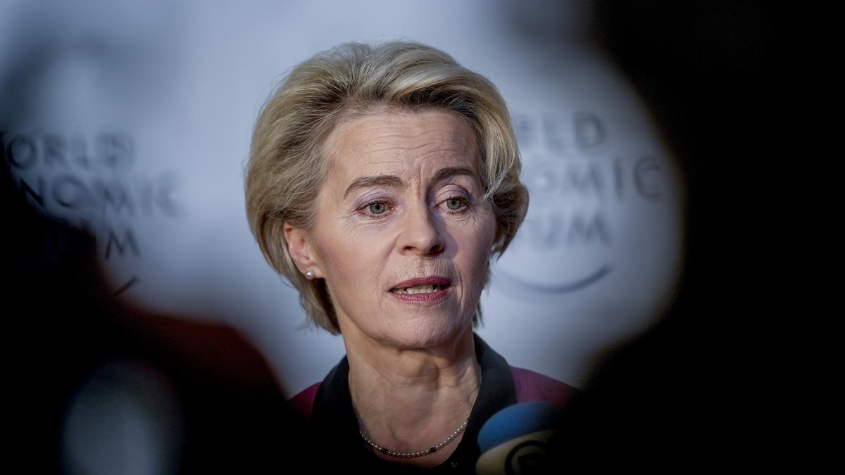 EU takes on U.S., China over clean tech in Davos