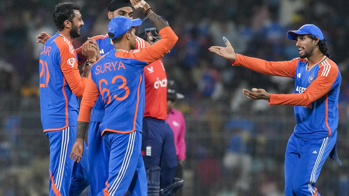 England tour of India: India vs England second Twenty20 International in Chennai on January 25, 2025. Washington Sundar and Dhruv Jurel in playing XI