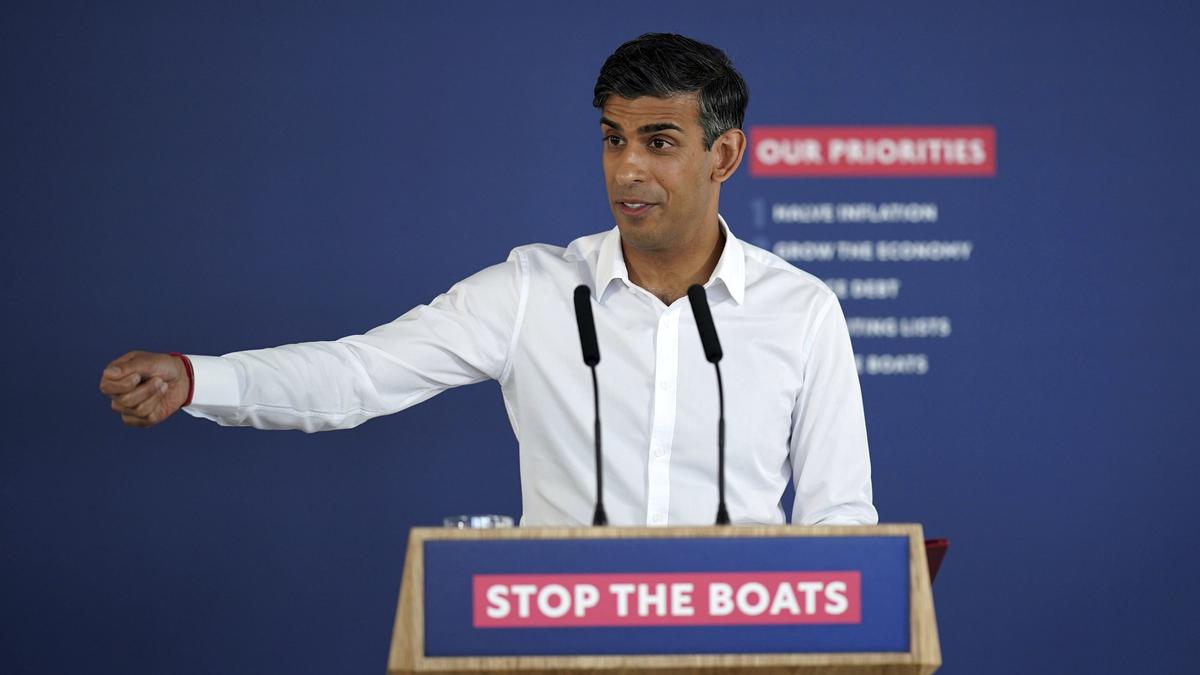 British PM Rishi Sunak confirms plans to house illegal migrants on ships