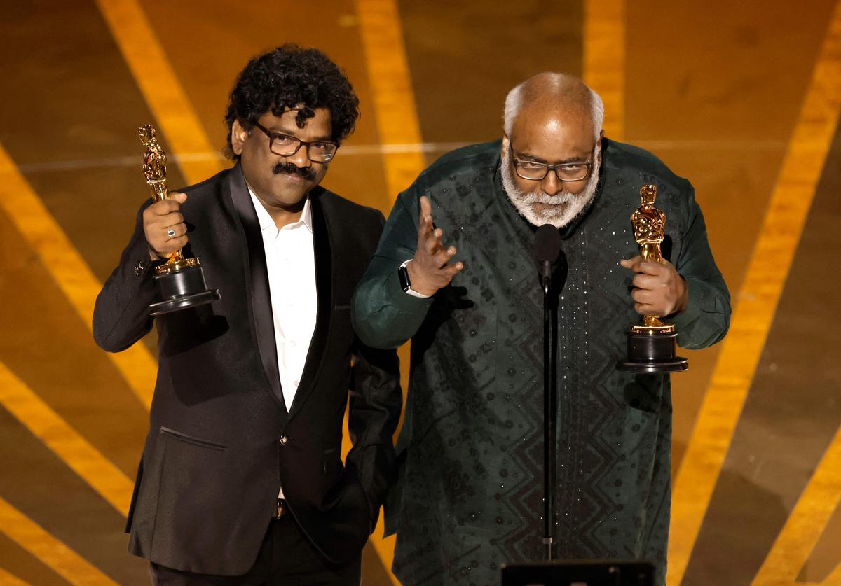 Oscars 2023: 'RRR' creates history, 'Naatu Naatu' wins Best Original Song -  The Hindu