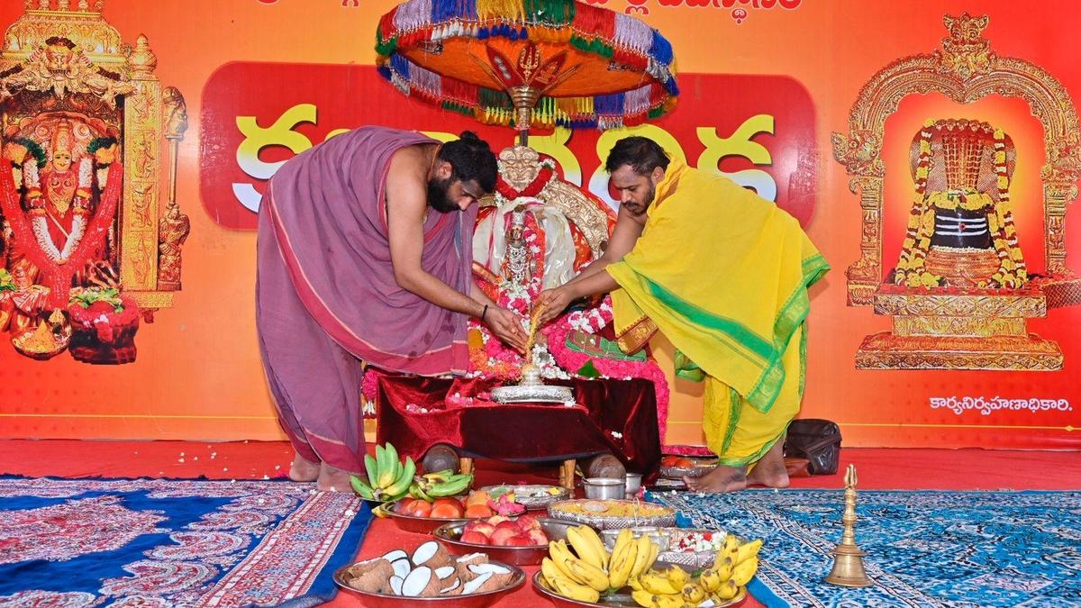 Subrahmanyeswara Swamy Kalyanam performed with fervour at Kanaka Durga temple
