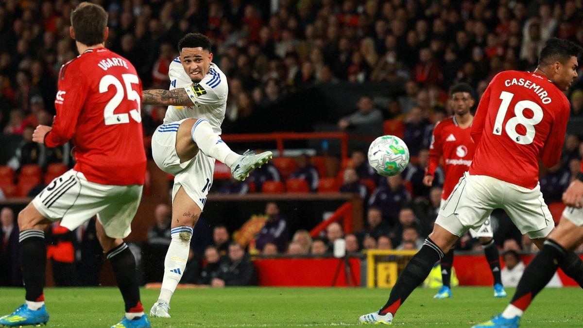 Premier League: Leeds grab 2-1 win over Manchester United as Martinez sees red