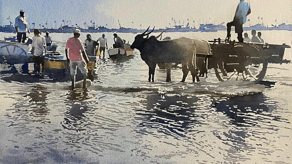 Belagavi painter gets featured in French book