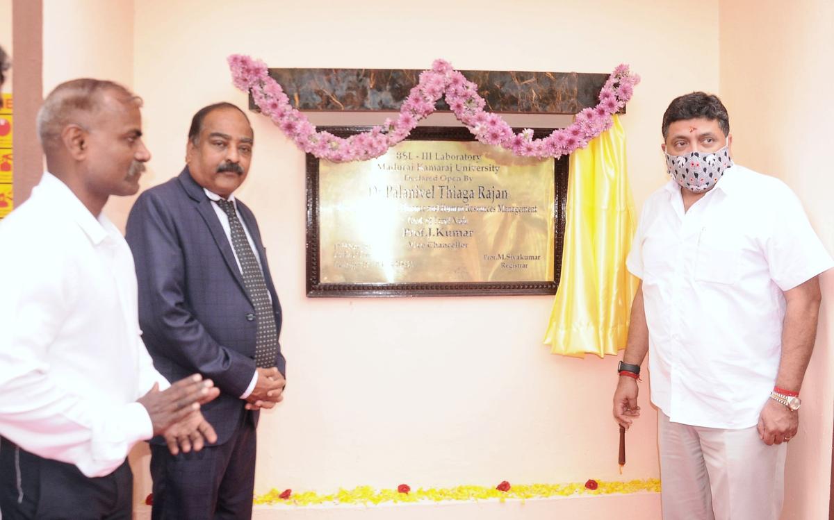 Ancient DNA and BSL 3 laboratories inaugurated at Madurai ...