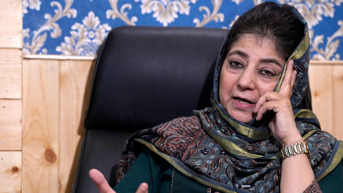 J&K being presented as a trophy at G-20 meet to give impression that all is well: Mehbooba Mufti