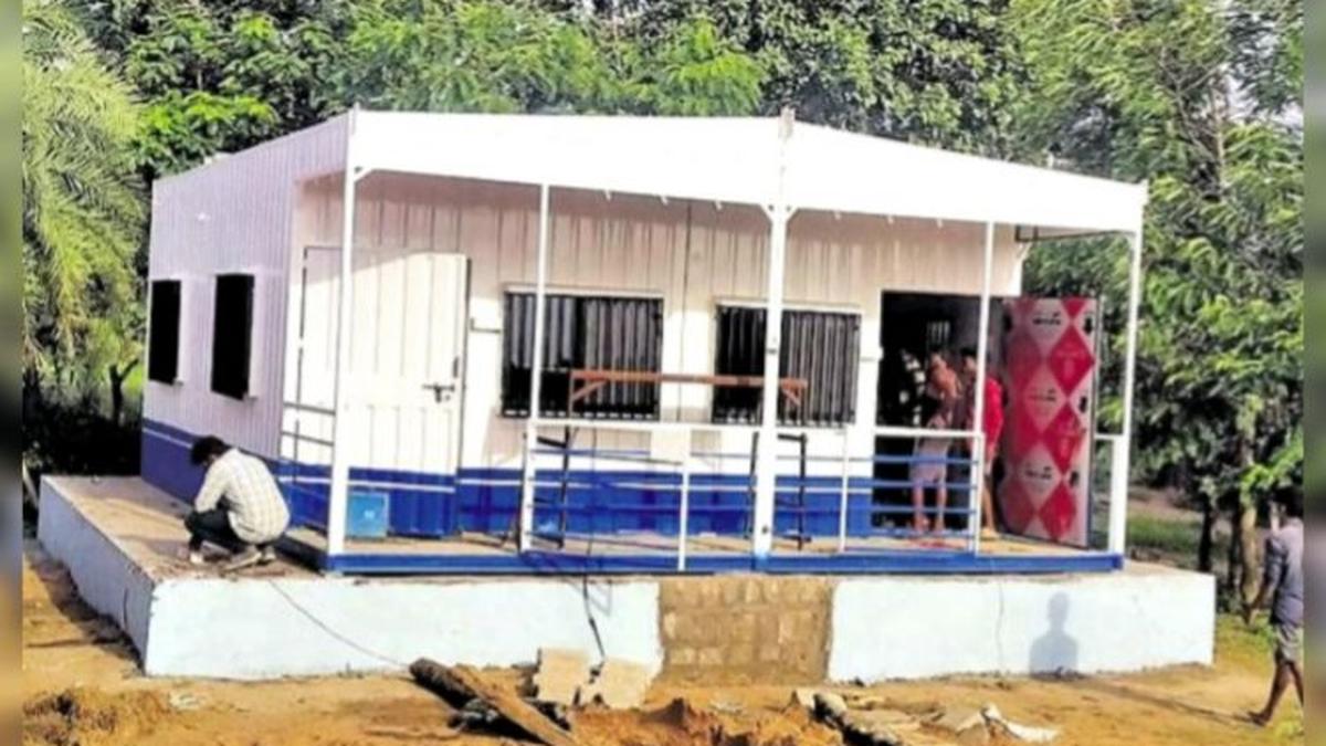 First container school to open in remote forest area of Mulugu dist in Telangana