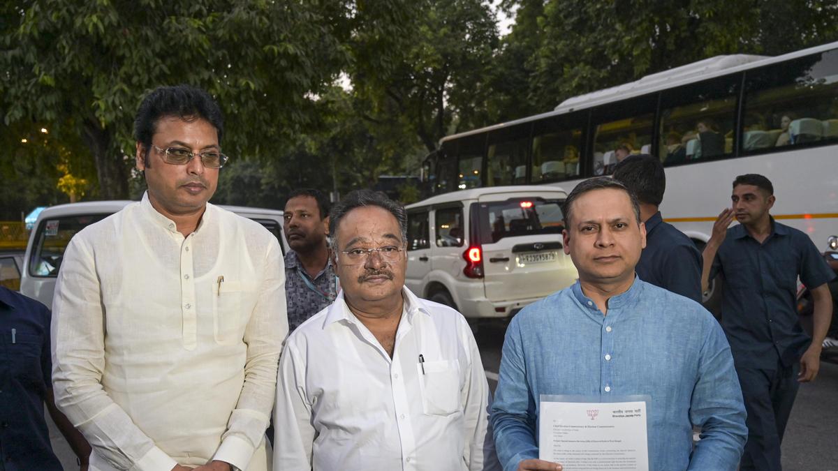 BJP delegation meets ECI officials, demands vetting of Bengal government’s citizenship documents for SIR