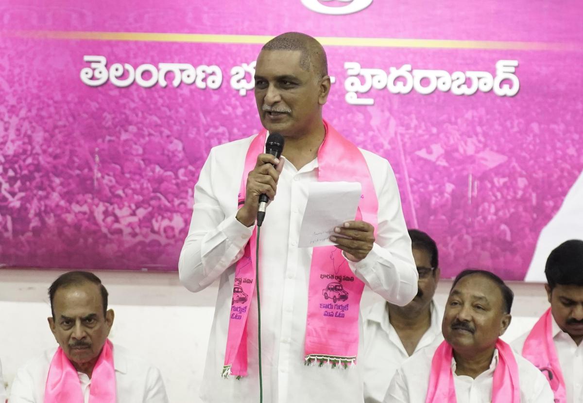 thehindu.com - The Hindu Bureau - Harish calls Telangana Rising Global Summit a real estate expo, demands CM Revanth to release white paper on investments