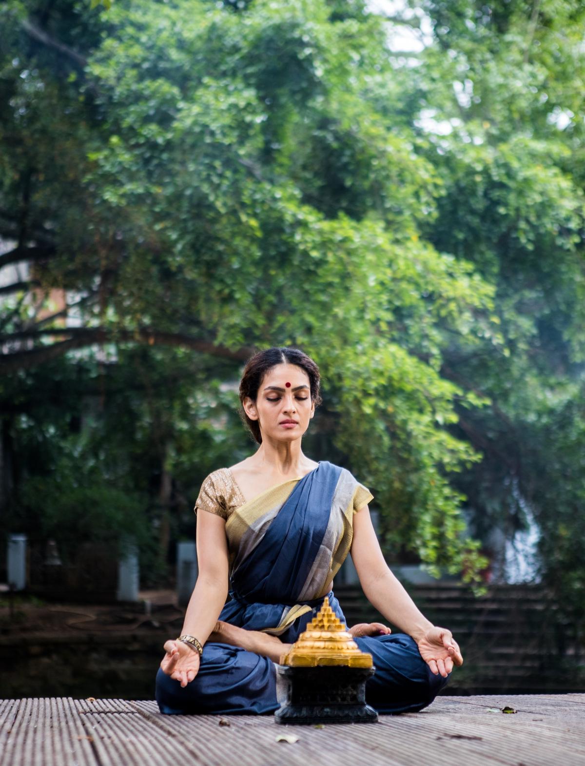 Calming the mind is the key. Rukmini shows how.