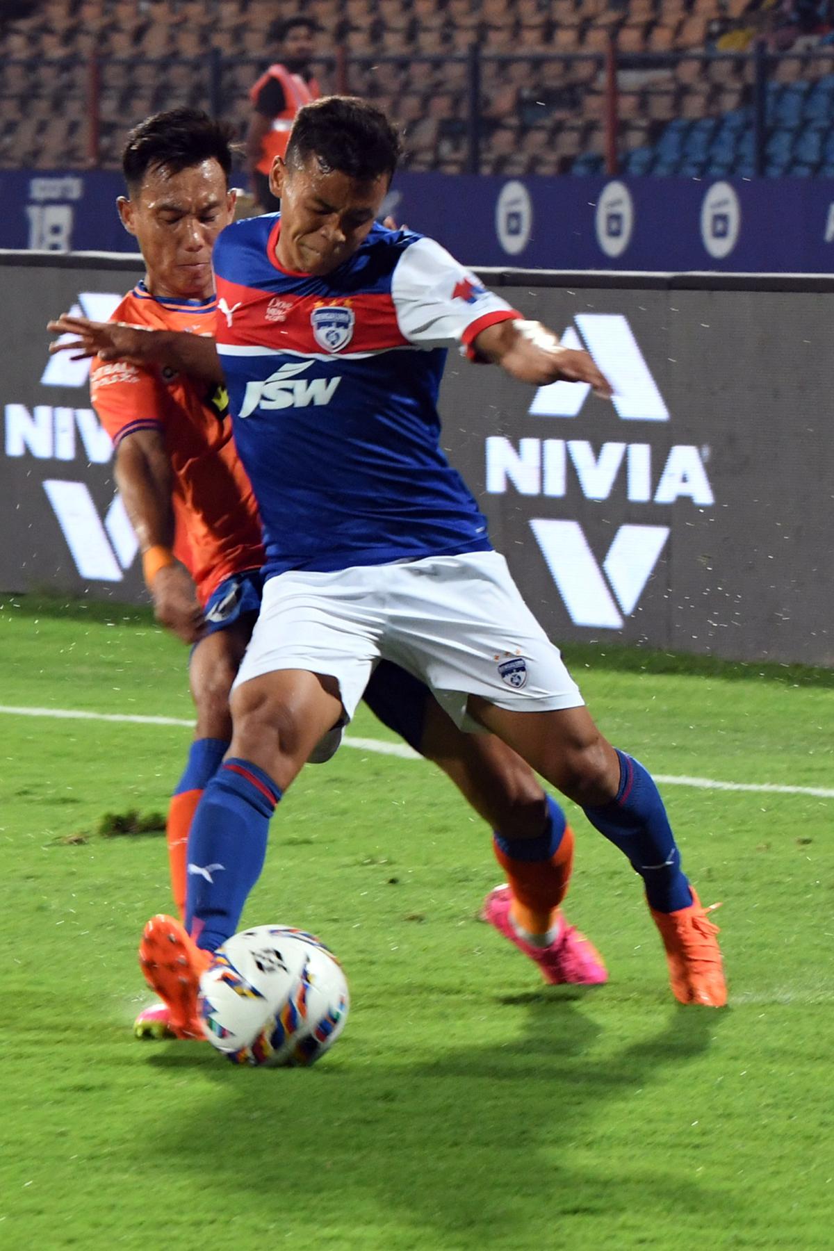 BFC’s Suresh Singh Wangjam in action.