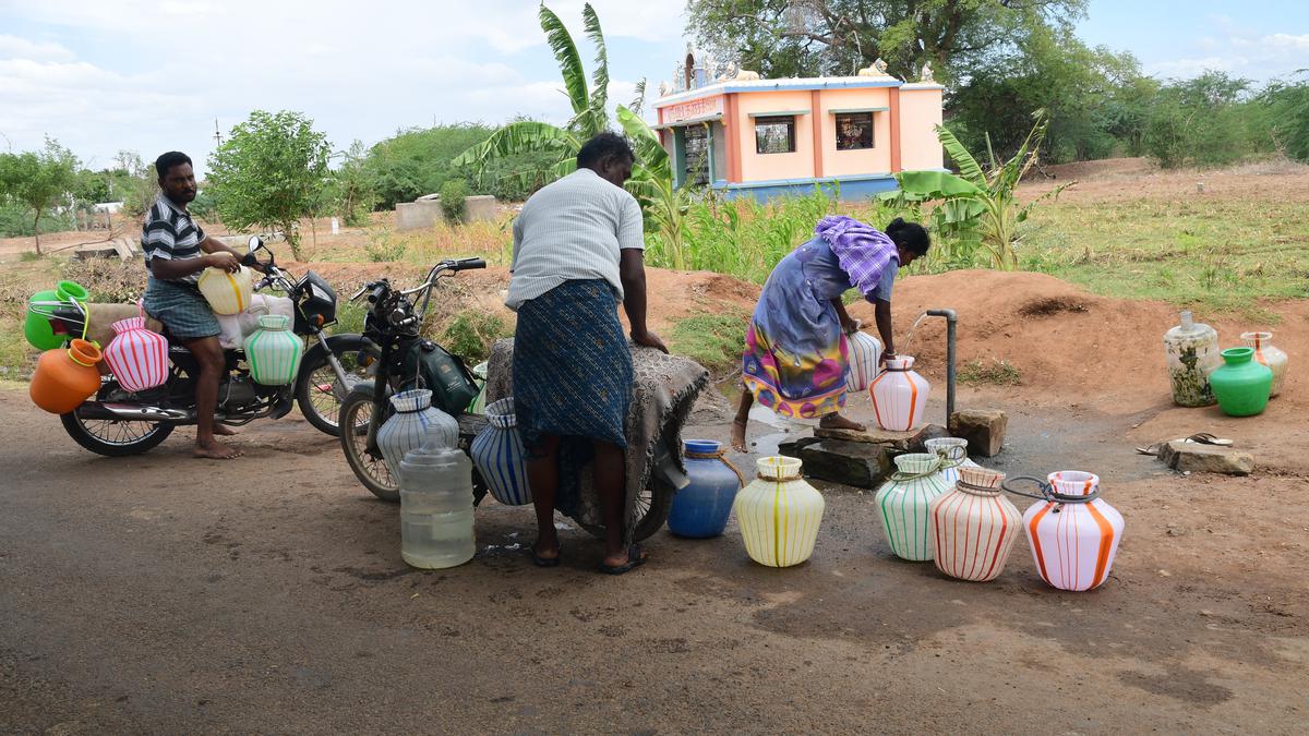 Manapparai residents facing short supply of drinking water again