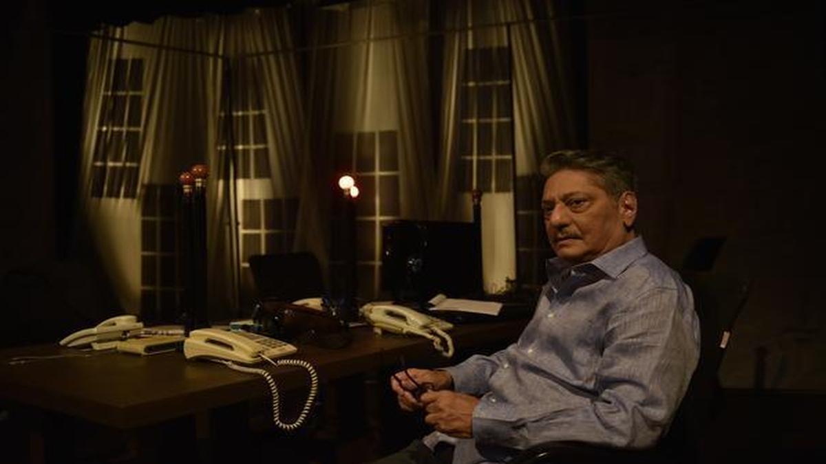 Amol Palekar in the play ‘Kusur’