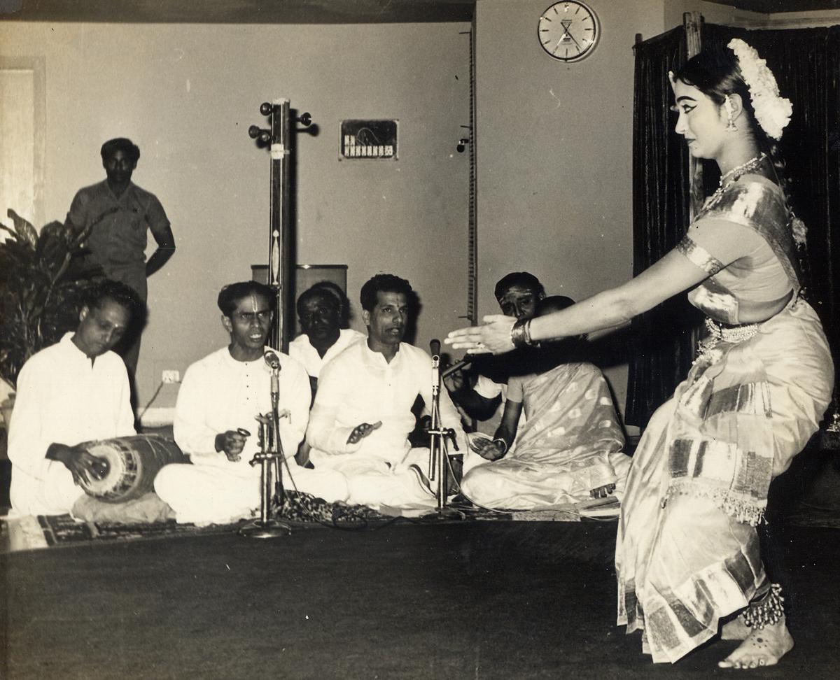 Sudharani Raghupathy during a performance.