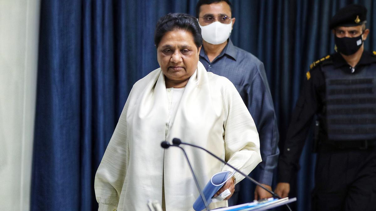 BJP tried to manipulate civic polls in U.P. but didn't succeed: Mayawati