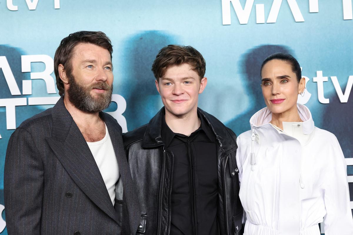 Joel Edgerton, Jennifer Connelly and Oakes Fegley attend the world premiere for the Apple TV+ series ‘Dark Matter’ in Los Angeles, California