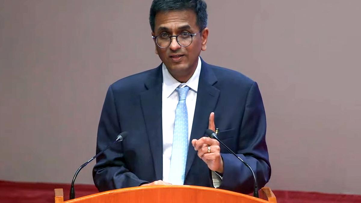 Add more skills to excel, former CJI D.Y. Chandrachud advises students at Karnataka State Law University convocation