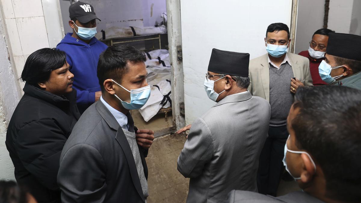 Nepal PM Pushpa Kamal Dahal meets families of those killed in Yeti Airlines plane crash