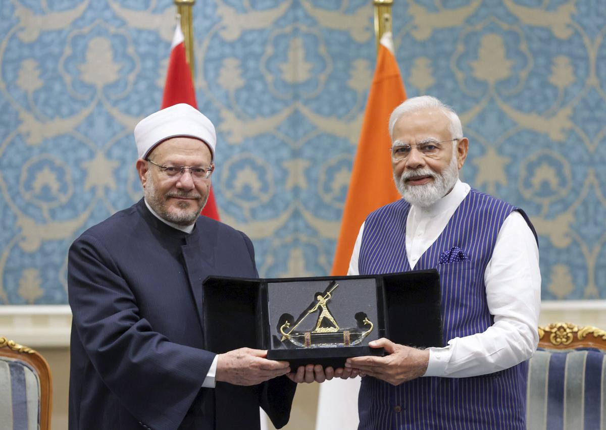 PM Modi meets Egypt s Grand Mufti discusses countering extremism