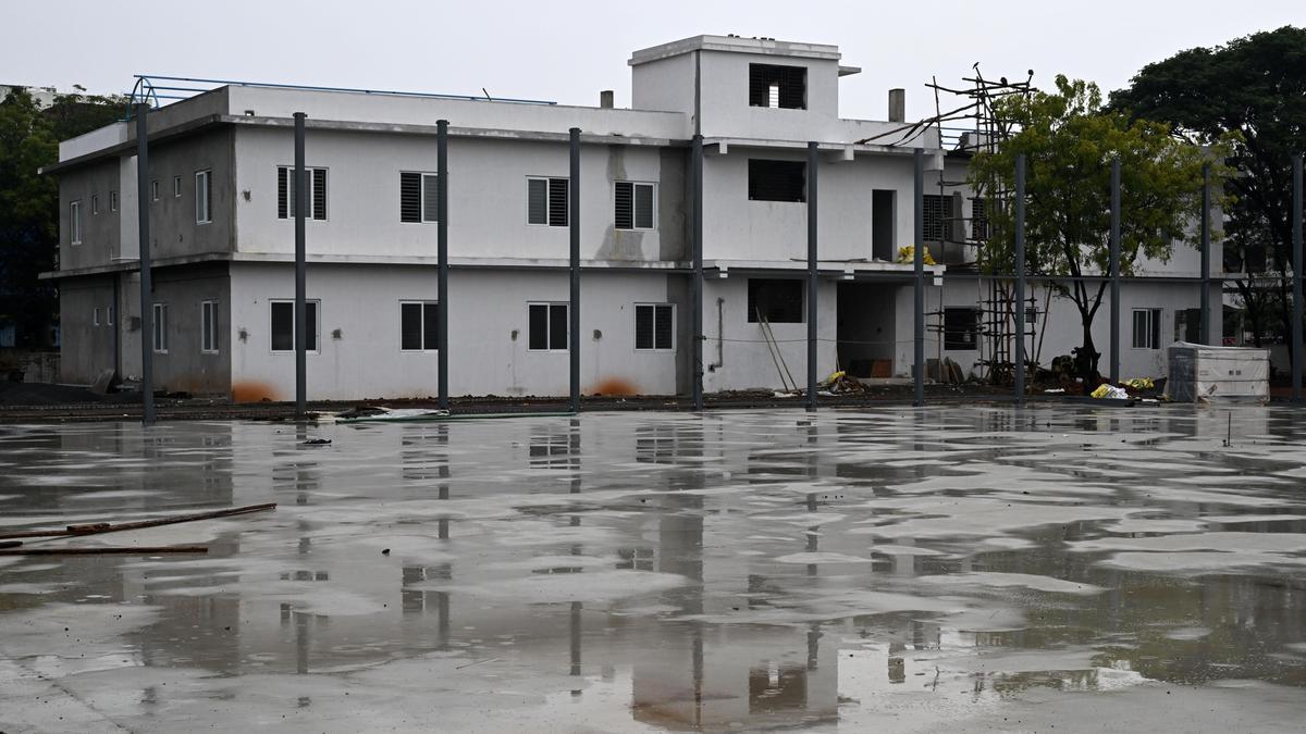 Sports centre at Anna Nagar nearing completion