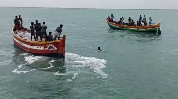 Two fishermen missing in mid-sea, two others escape