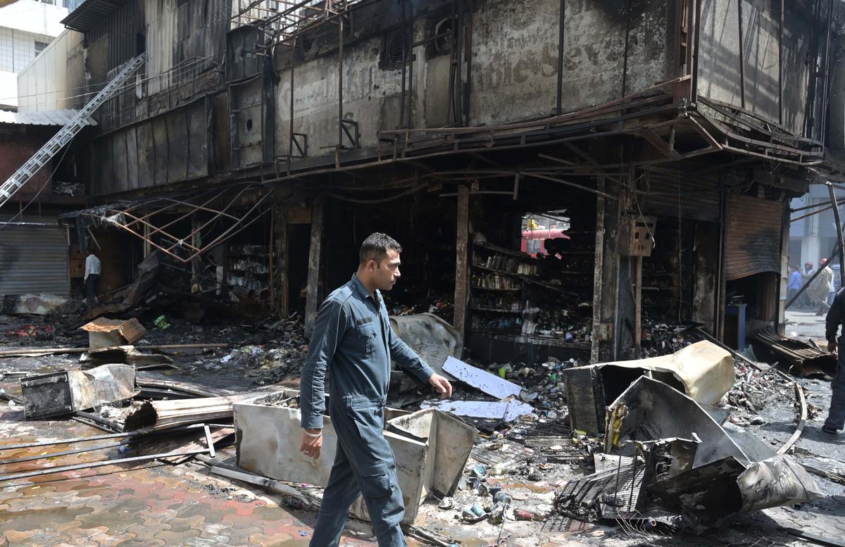 Five shops gutted in Vasant Vihar market fire