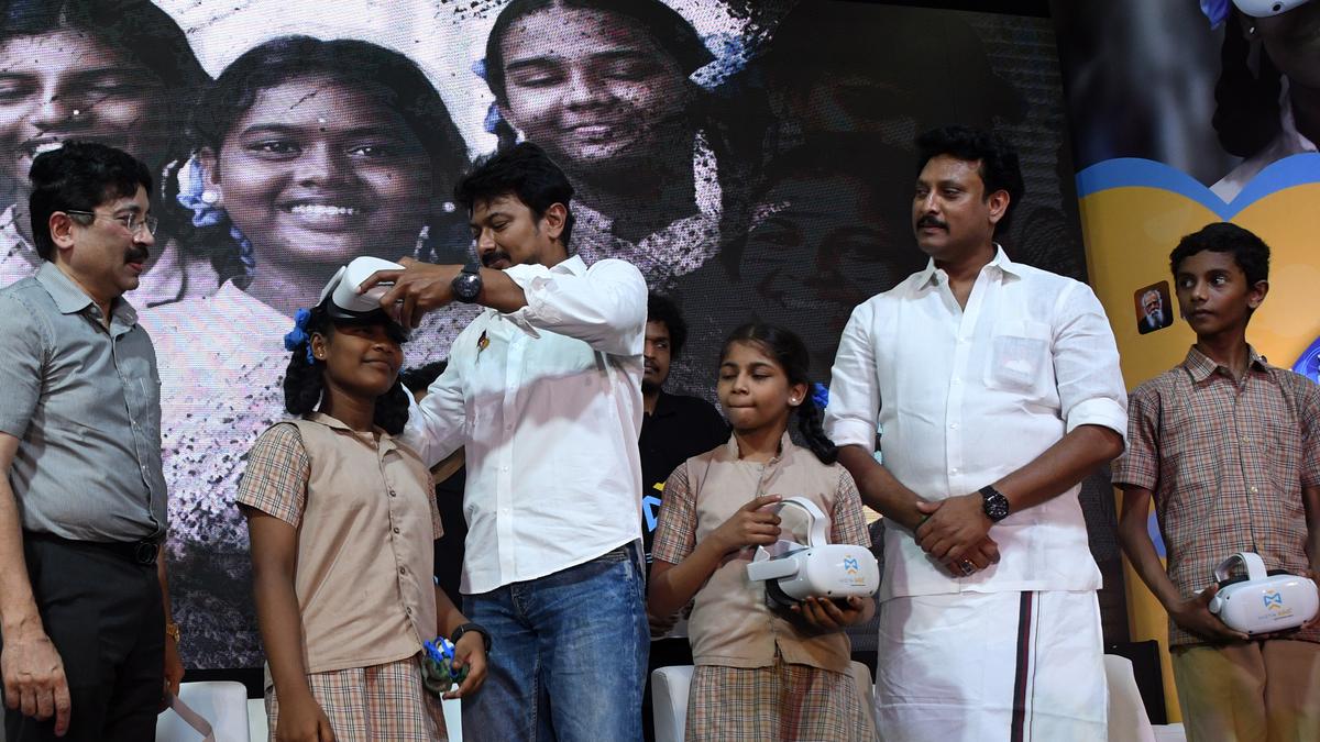 Virtual reality labs inaugurated in govt. schools The Hindu