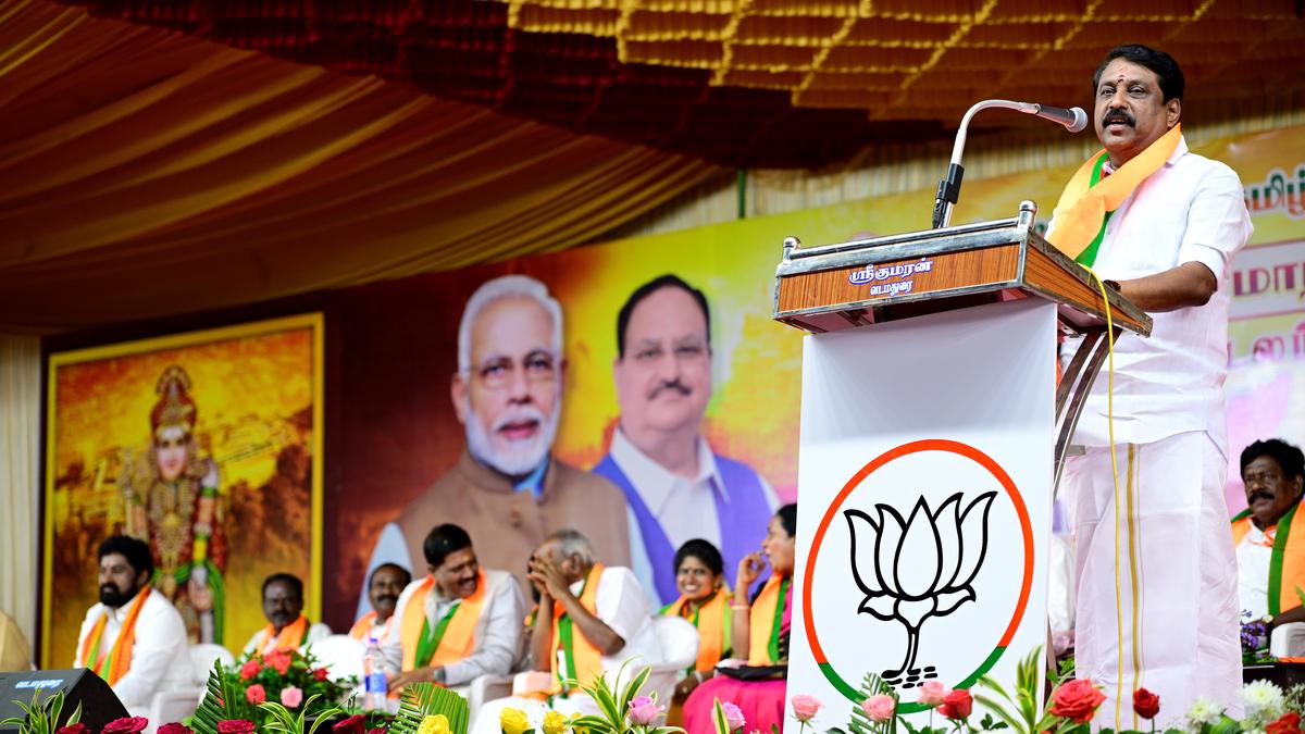 Time has come to show the doors to DMK in T.N., says BJP TN president in Dindigul