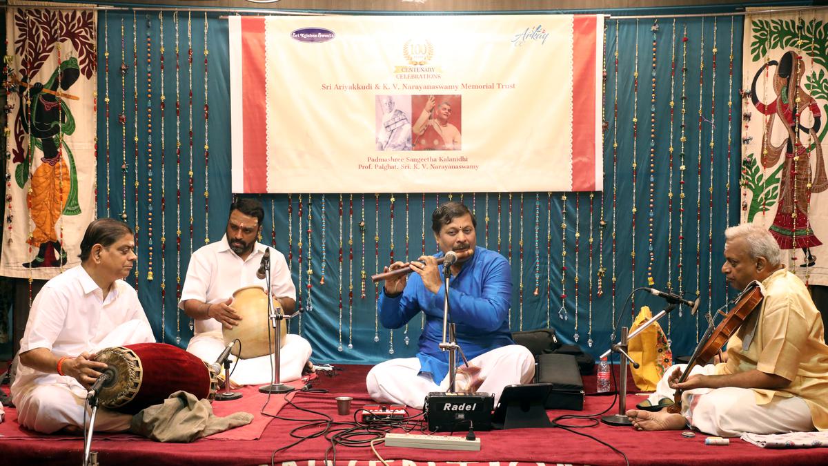 Nostalgia reigned supreme at Prapancham Balachandran’s  flute concert