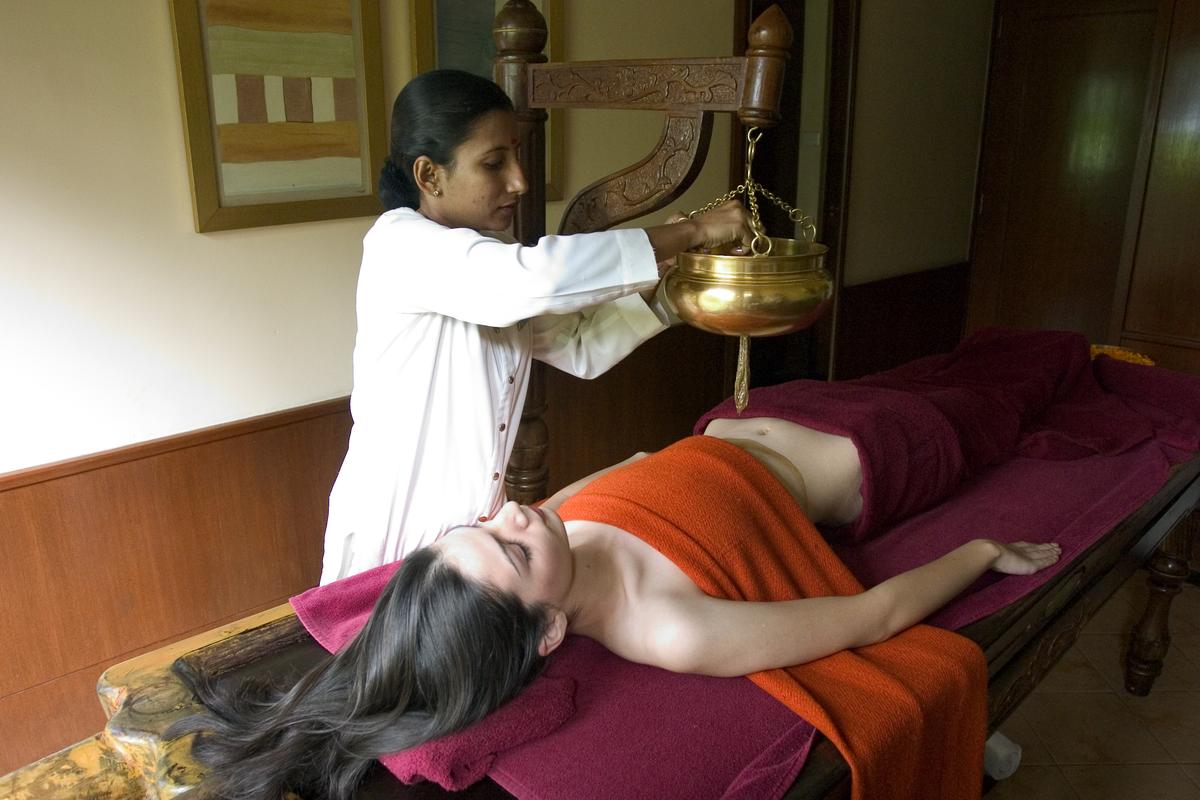 Therapy session at Ananda in the Himalayas