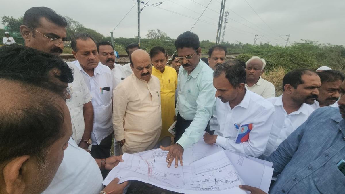 Gadag-Hombal railway overbridge likely to be completed in five to six months, says Bommai