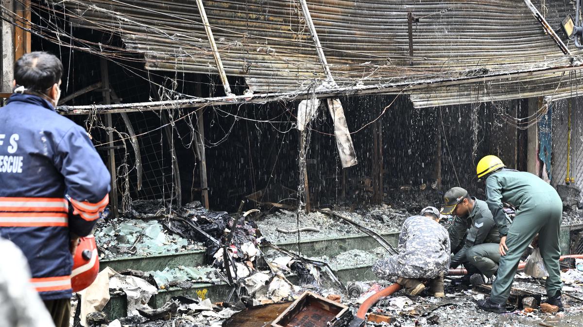 Delhi CM announces ₹10 lakh each to family of deceased in Palam fire&nbsp;