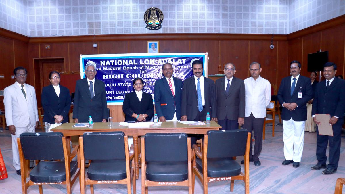 National Lok Adalat in T.N. settles 86,443 cases, awards ₹756.56 crore