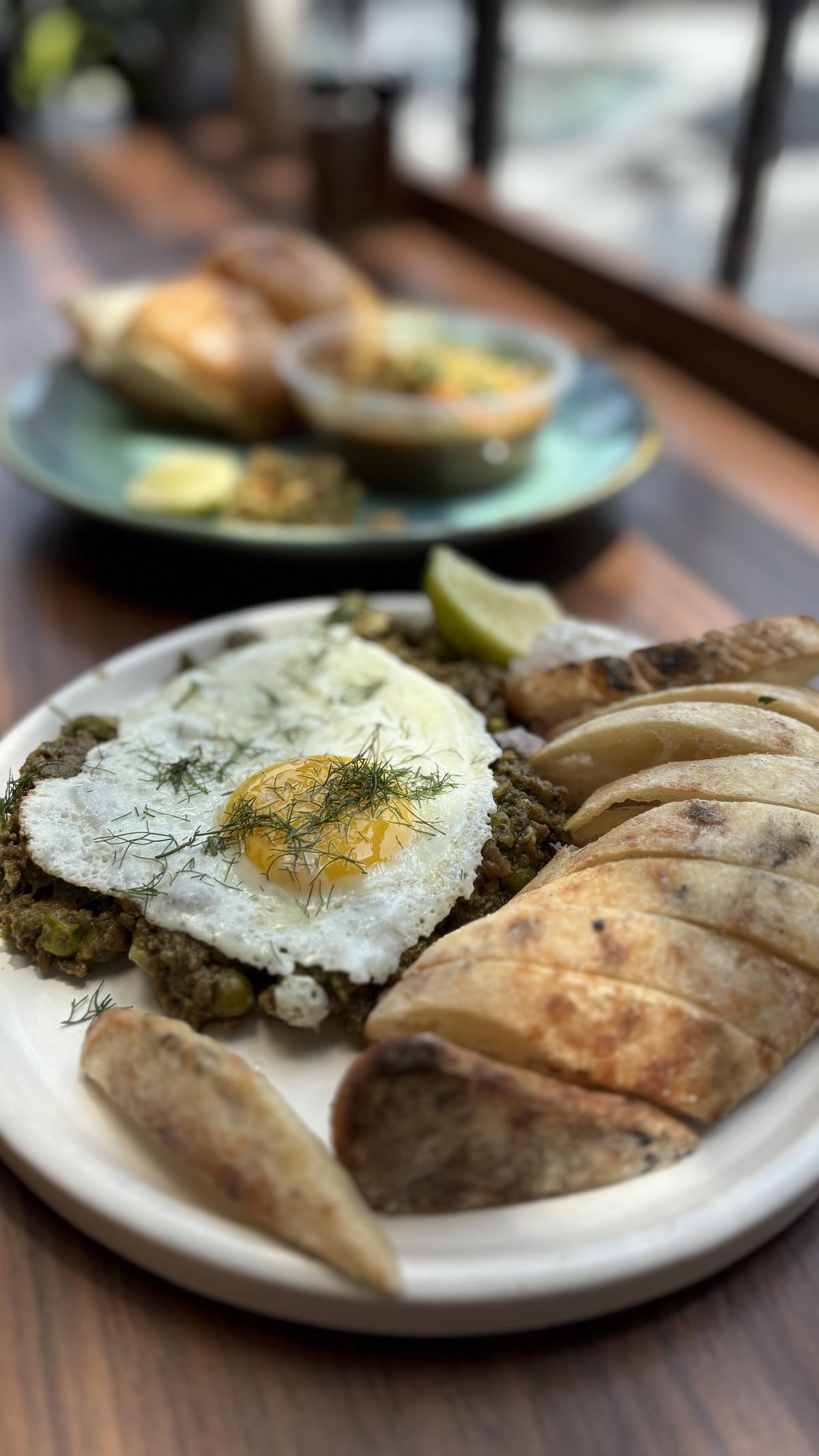 Sourdough toasts are a part of the brunch menu 