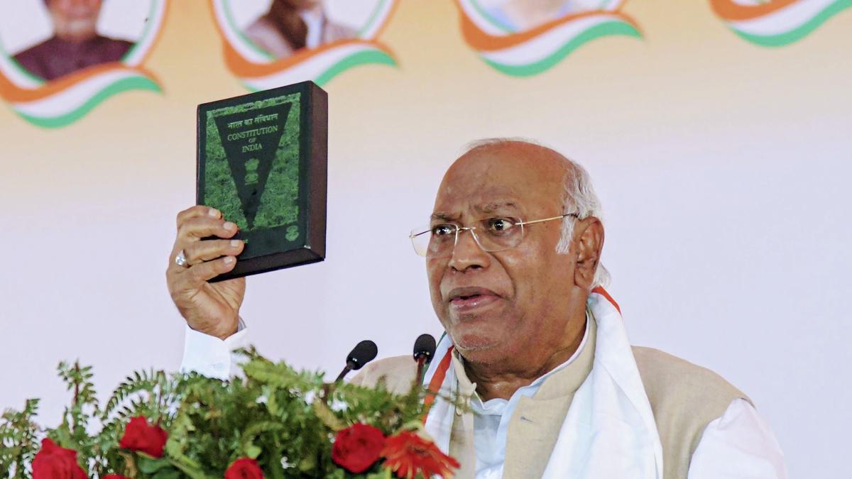 PM Modi’s remarks belie his anxiety over elections, says Kharge 