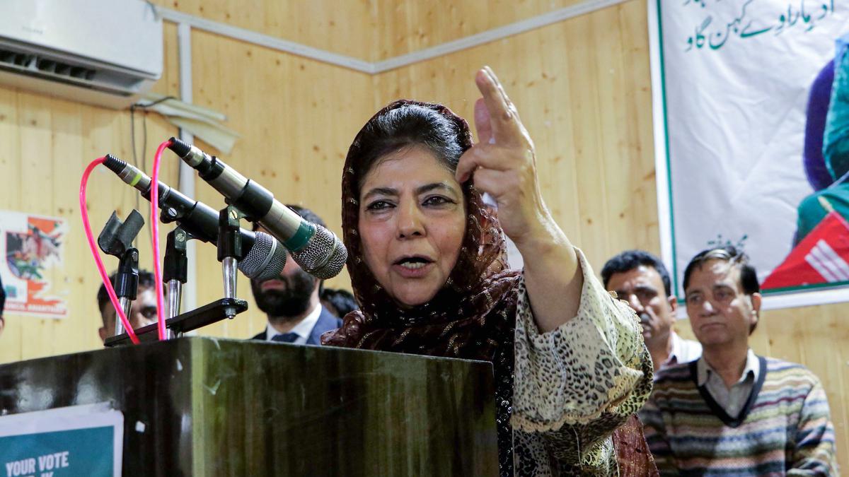 Everything has been snatched from us, don’t take away vote now: Mehbooba Mufti writes to ECI after BJP, others suggest postponing polls