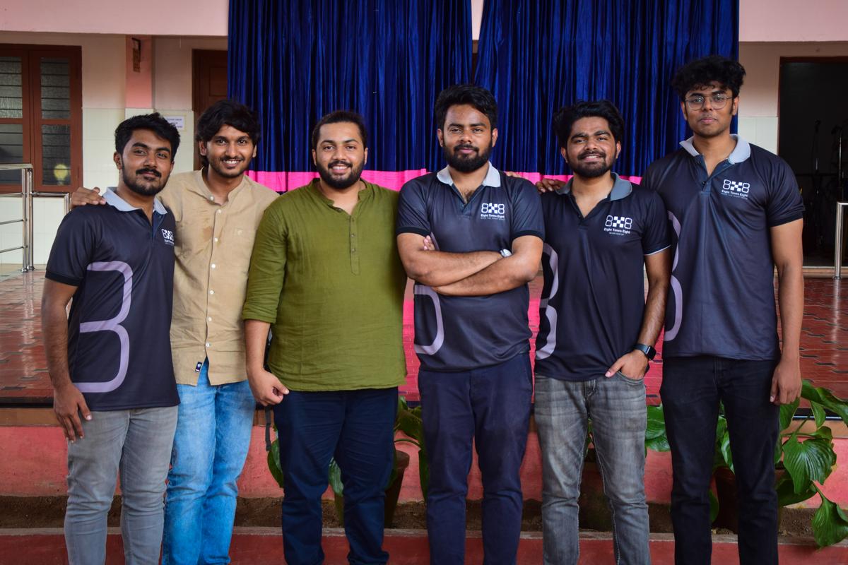 (From left) Athul Krishna, Adesh Joshi, Manu Manikandan, Abhijith M, Arijith M, and Chandar Raju  (From left) Athul Krishna, Adesh Joshi, Manu Manikandan, Abhijith M, Arijith M, and Chandar Raju