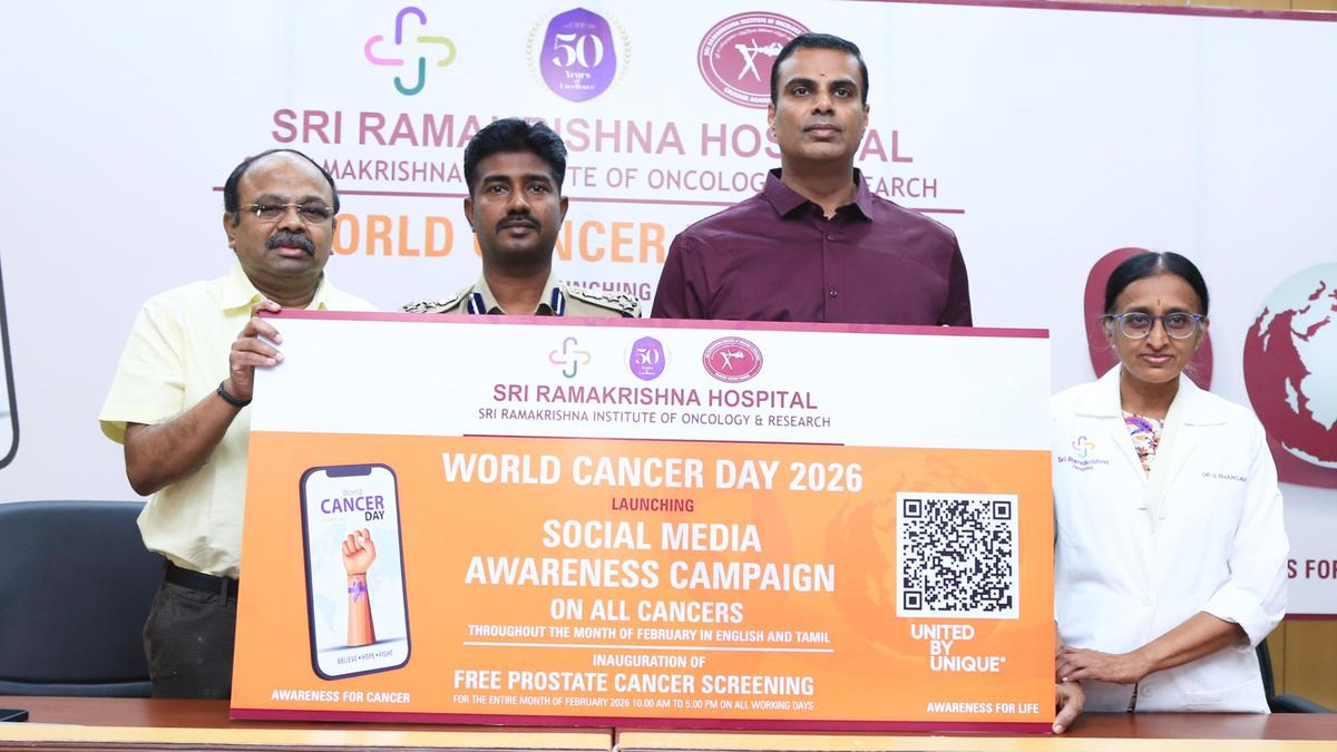 Hospital launches awareness campaign and prostate cancer screening - The Hindu by Authors