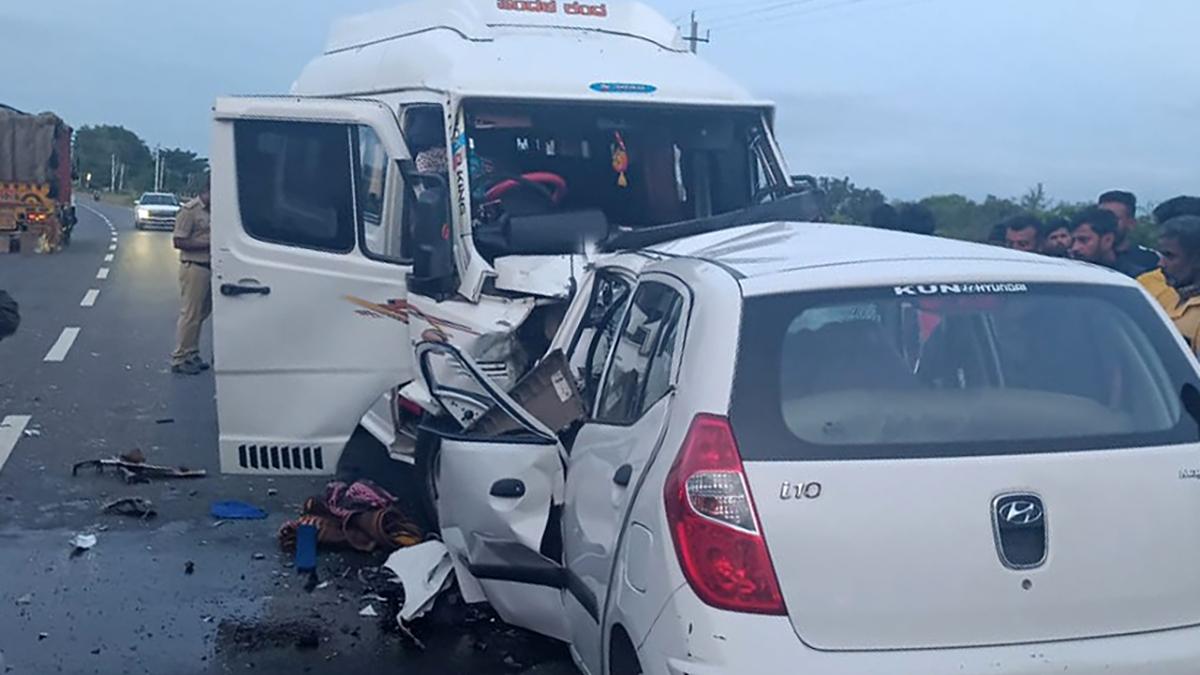 Three killed, 12 injured in head-on collision between car and tempo traveller