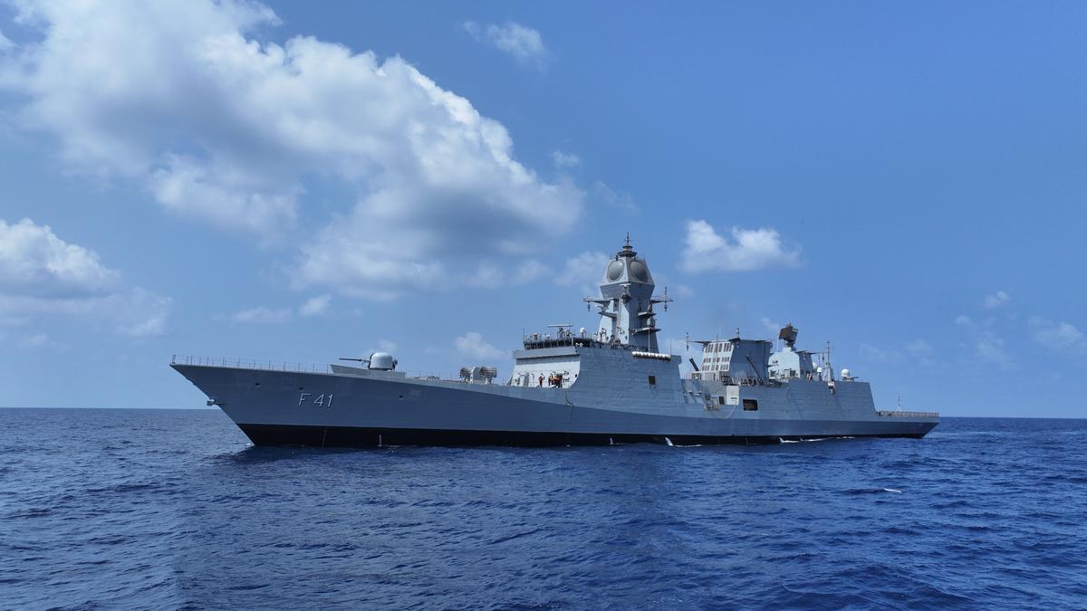 Navy set to commission frontline stealth frigate 'Taragiri' on April 3