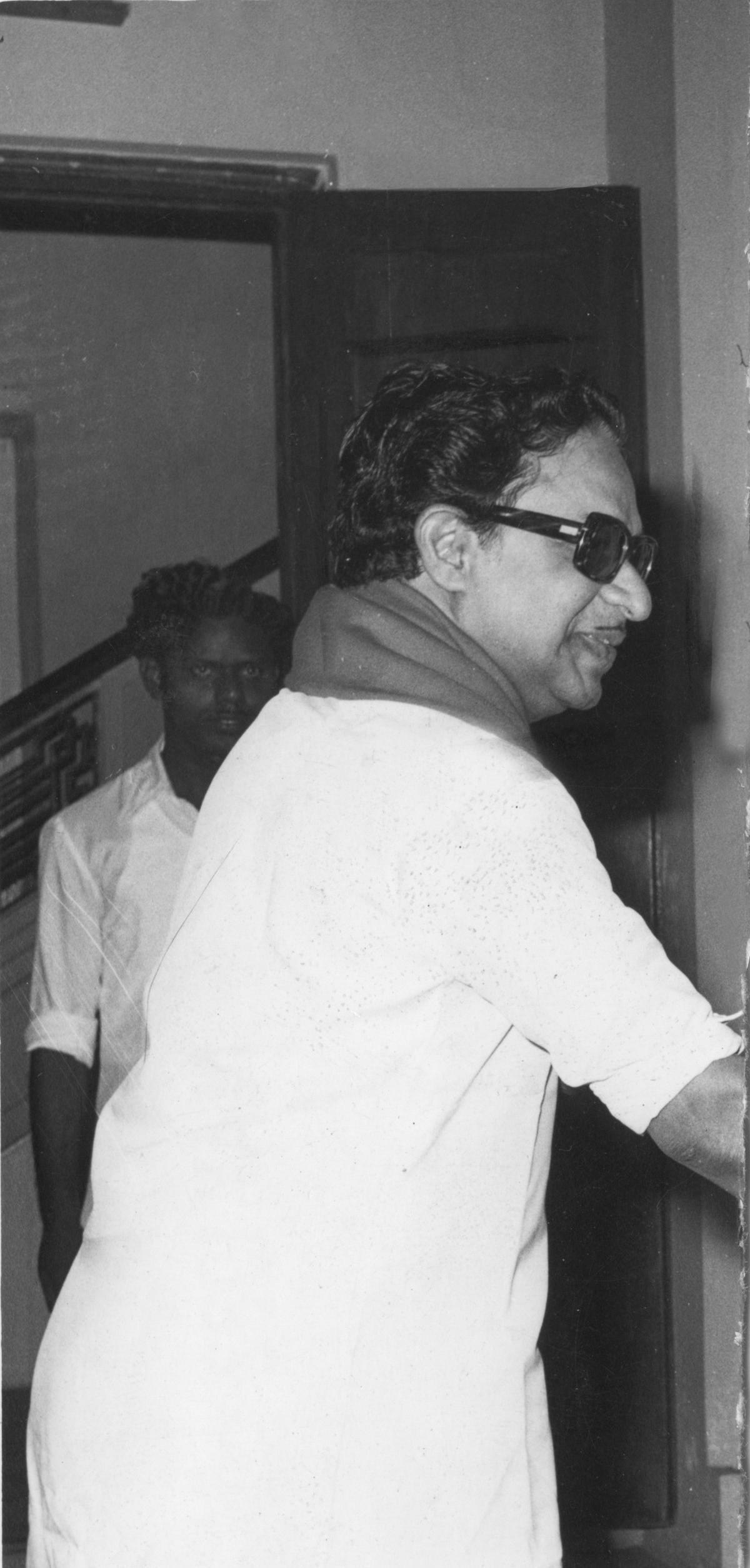 Tamil Nadu Finance Minister Nanjil K. Manoharan, circa 1979