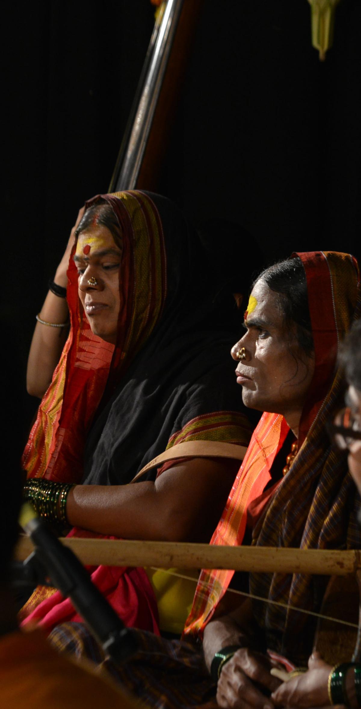 Jogappas performing at an event in Bengaluru in 2016. 