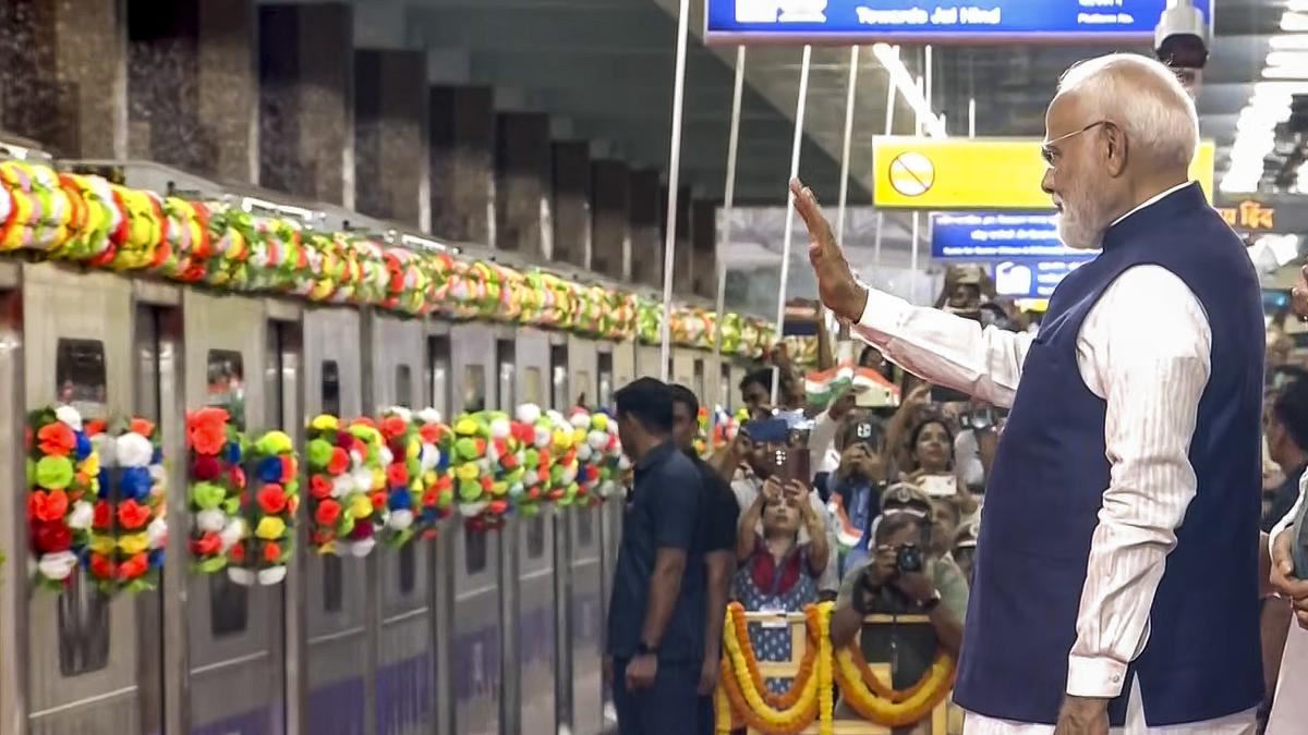 Modi flags off Kolkata metro expansions improving transport and connectivity