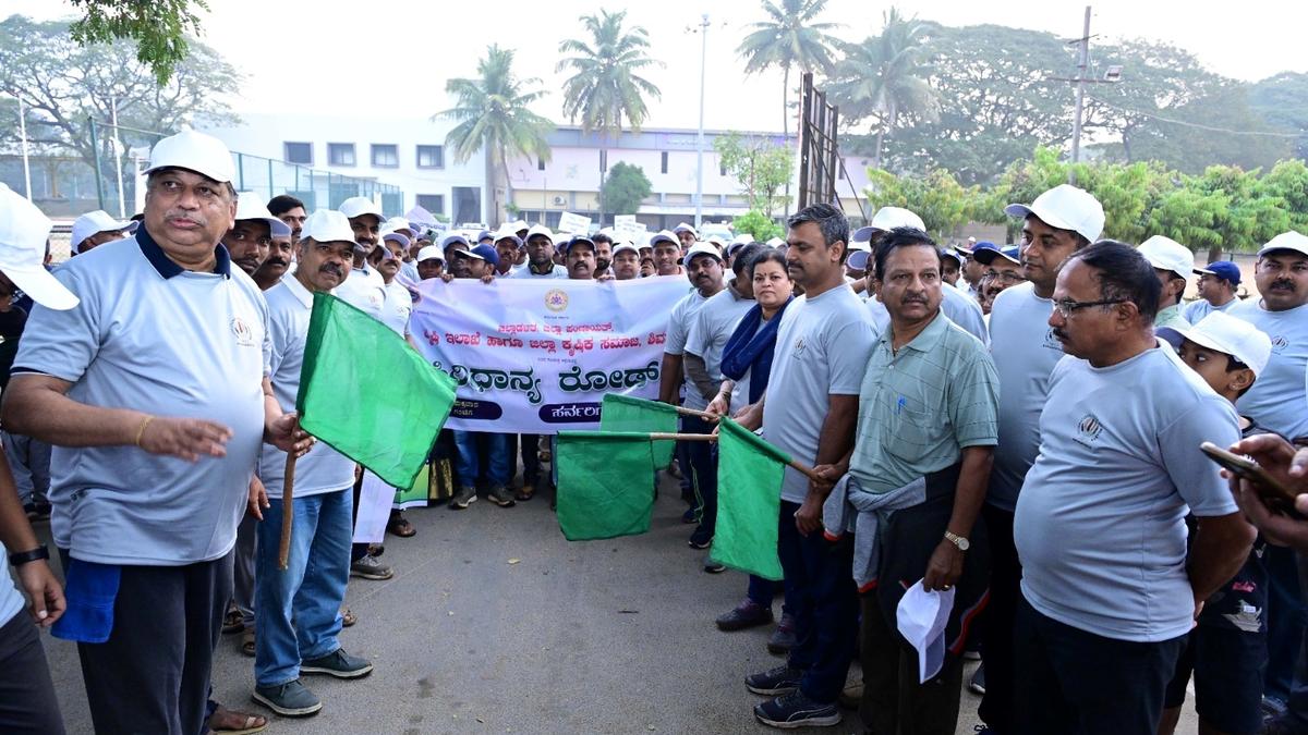 SiridhanyaJatha held in Shivamogga