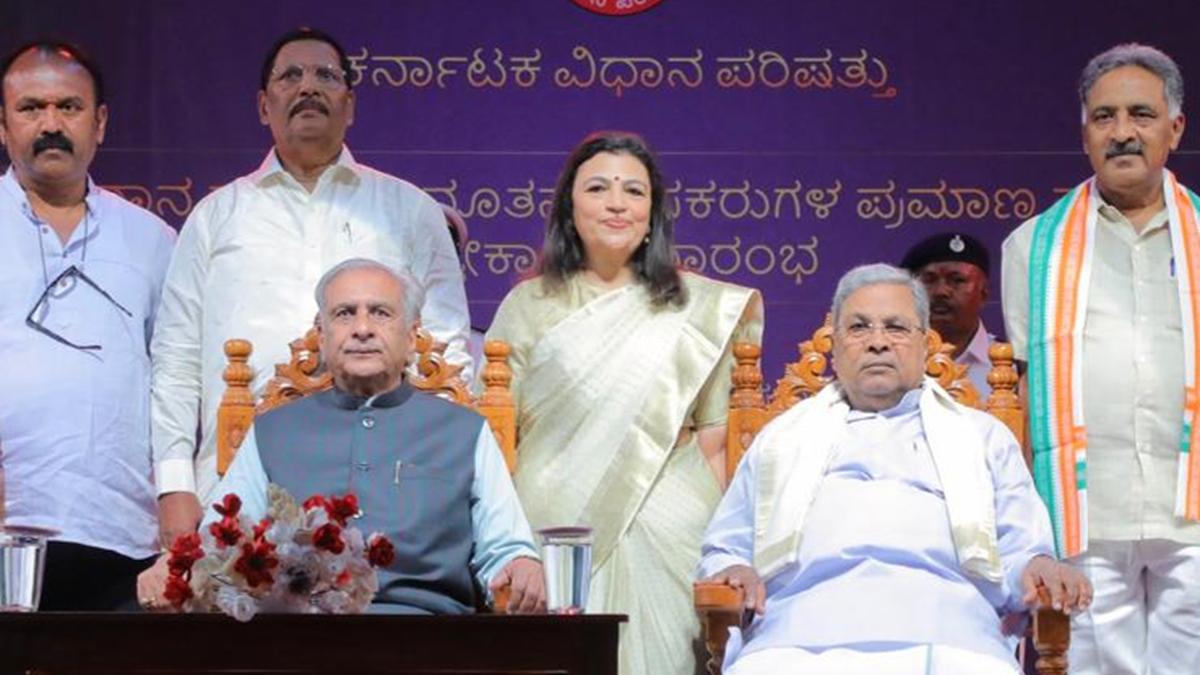 Four nominated MLCs take oath in Karnataka